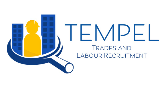 the logo for Tempel, a trade and labour recruitment agency